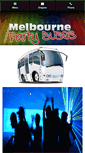 Mobile Screenshot of melbournepartybuses.com.au